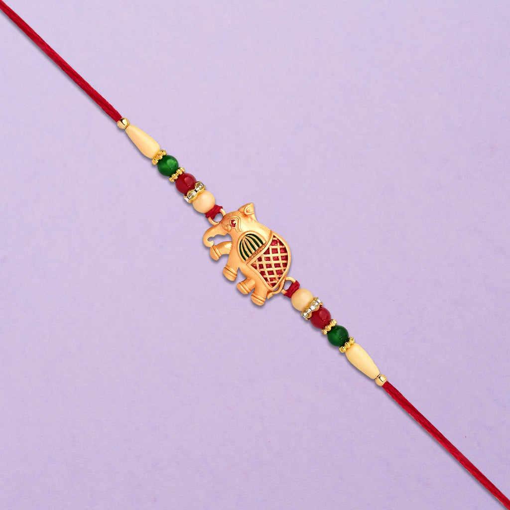 Elephant Rakhi – Handcrafted Traditional Design For Raksha Bandhan