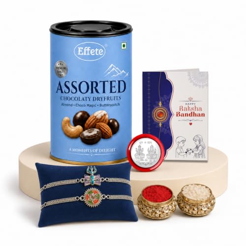 rident Rakhi Combo Gift With Assorted Chocolates Pack Of 6