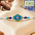 Evil Eye Hexagon Rakhi – Modern Protection Design For Raksha Bandhan