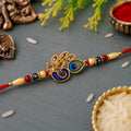 Mor Pankh Rakhi – Vibrant Traditional Enamel For Sibling Bond