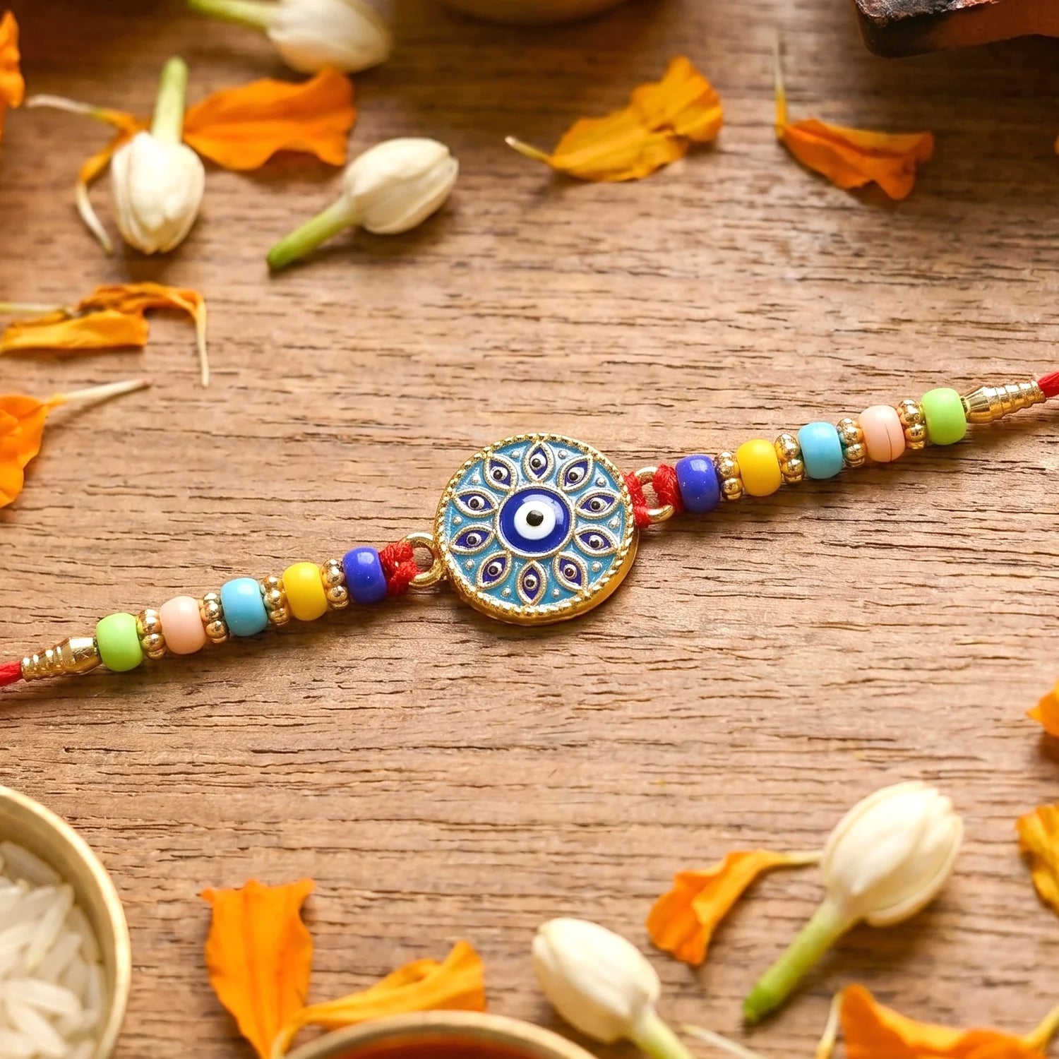 Evil Eye Mandala Rakhi – Symbol Of Love And Protection