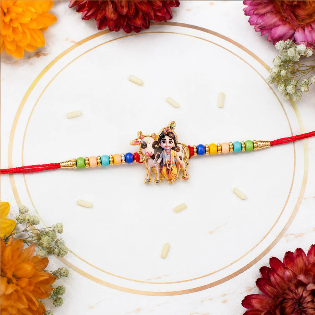 Lord Krishna Rakhi – Spiritual Design For Raksha Bandhan